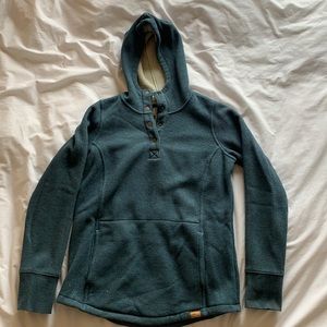 L.L. Bean Waffle Hoodie - Sherpa Lined! XS